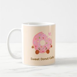 Cheerful Donut With Sprinkles コーヒーマグカップ