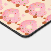 Cheerful Donut With Sprinkles デスクマット (コーナー)