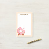 Cheerful Donut With Sprinkles ポストイット (デスク上)