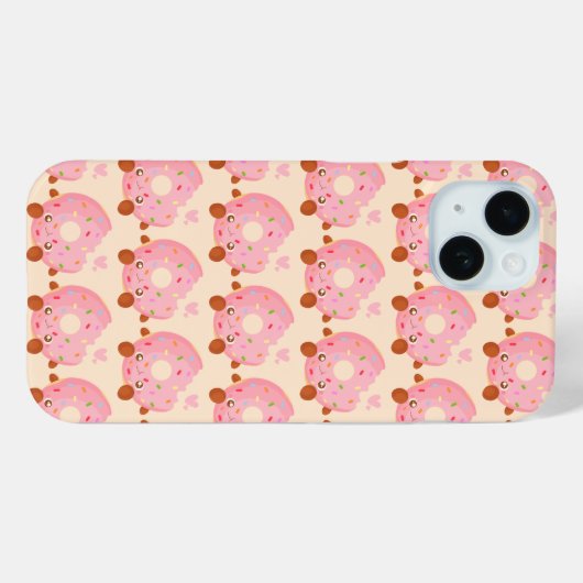 Cheerful Donut With Sprinkles Case-Mate iPhoneケース (裏面 (横))