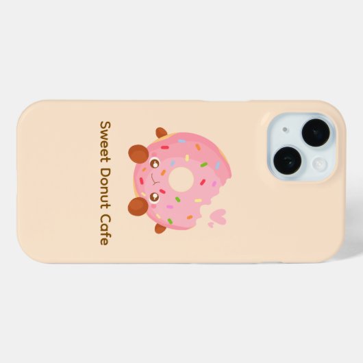 Cheerful Donut With Sprinkles Case-Mate iPhoneケース (裏面 (横))