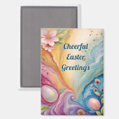 ~ CHEERFUL EASTER GREETINGS ~  Magnet マグネット (正面/裏面)