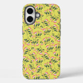  Cheerful Floral Pattern: Pink Flowers  Case-Mate iPhoneケース (裏面)