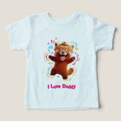 Cheerful Red Panda 3D Cartoon (デザイン正面)