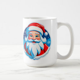 Cheerful Santa Claus コーヒーマグカップ