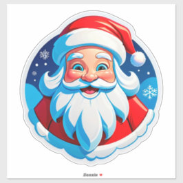 Cheerful Santa Claus シール