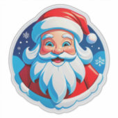 Cheerful Santa Claus シール (正面)