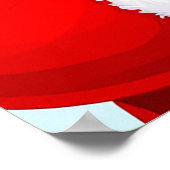 Cheerful Santa Claus ポスター (角)