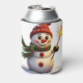 Cheerful Snowman 缶クーラー (缶裏面)