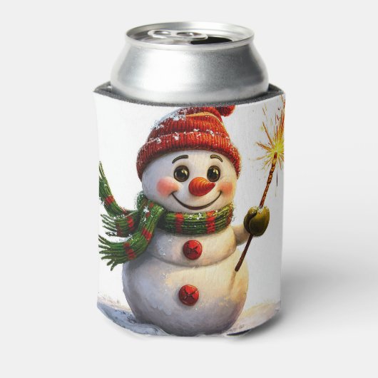 Cheerful Snowman 缶クーラー (缶裏面)
