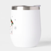 Cheerful Snowman Christmas New Year Greetings  (左面)