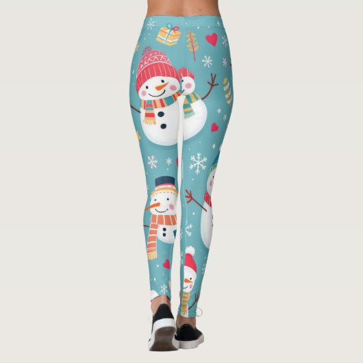Cheerful Snowmen レギンス (裏面)