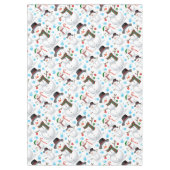 Cheerful Snowmen Christmas Tablecloth テーブルクロス (正面)