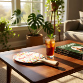 Cheerful Spring Garden Mom Ping Pong Paddle 卓球ラケット