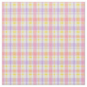 Cheerful Spring Pink Plaid Craft  ファブリック (クローズアップ)