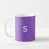 Cheerful Sprinkle Initial Mug コーヒーマグカップ (左)