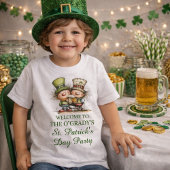 Cheerful St. Patrick’s Day Party Illustration ベビーTシャツ