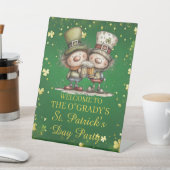 Cheerful St. Patrick’s Day Party Illustration 台座サイン (インサイチュ)