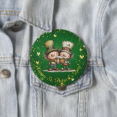 Cheerful St. Patrick’s Day Party Illustration 缶バッジ (インサイチュ)