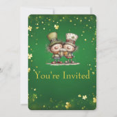 Cheerful St. Patrick’s Day Party Invitation  招待状 (裏面)