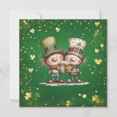 Cheerful St. Patrick’s Day Party Invitation 招待状 (裏面)