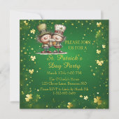 Cheerful St. Patrick’s Day Party Invitation 招待状 (正面)