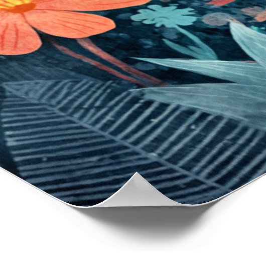 Cheerful Sun Overlooking Garden ポスター (角)