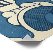 Cheerful Tanuki Poster - Japanese Folklore, Orange ポスター (角)