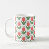 Cheerful Tulips Ceramic Mug コーヒーマグカップ (左)