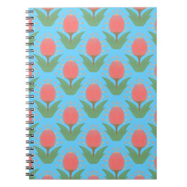 Cheerful Tulips Spiral Photo Notebook ノートブック