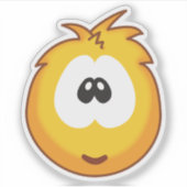 Cheerful Yellow Sneezies シール (正面)