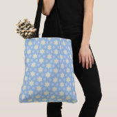 Cheerful yellow starry tote bag トートバッグ (クローズアップ)