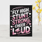 Cheering Cheerleader Quote For Cheer Cheerleading  カード (黄色い花)