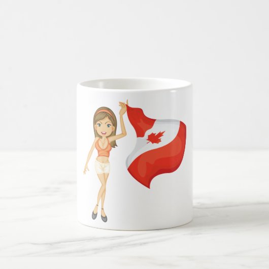 Cheering For Canada Coffee Mug コーヒーマグカップ (中央)