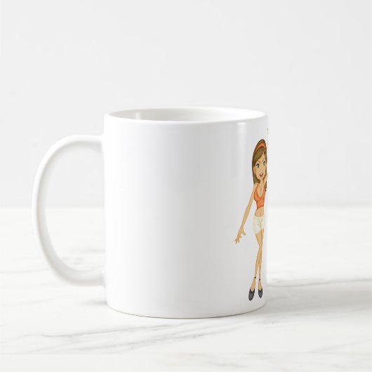 Cheering For Canada Coffee Mug コーヒーマグカップ (左)