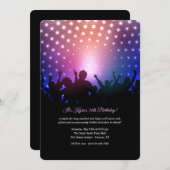 Cheering Friendsシルエット 招待状 (正面/裏面)