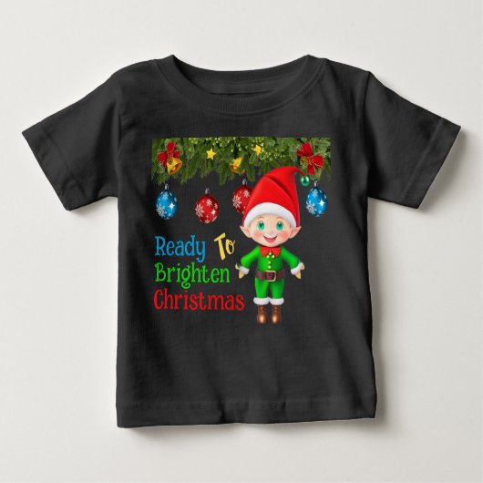 Cheering up Christmas ベビーTシャツ (正面)
