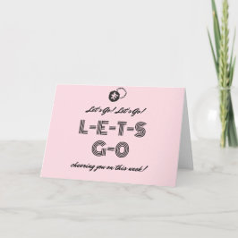 Cheering You On - Chemo Cards of Chemo勇気付けられる カード