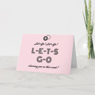 Cheering You On - Chemo Cards of Chemo勇気付けられる カード