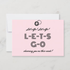 Cheering You On - Chemo Cards of Chemo勇気付けられる 招待状