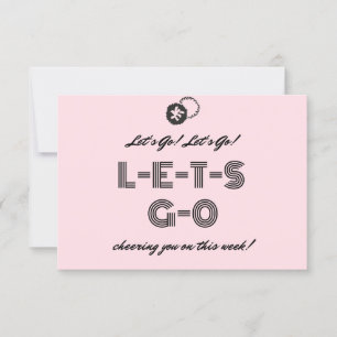 Cheering You On - Chemo Cards of Chemo勇気付けられる 招待状