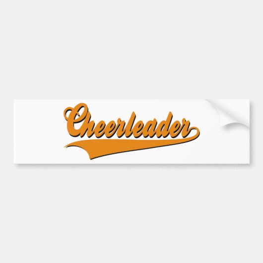 Cheerleader バンパーステッカー (正面)