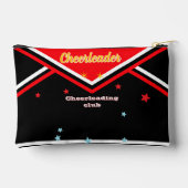 cheerleader bag, personalize red, white & black du アクセサリーポーチ (裏面)