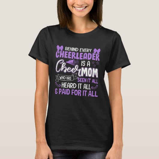 Cheerleader Behind Every Cheerleader is a Cheer M Tシャツ (正面)