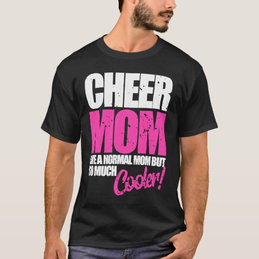 Cheerleader Cheer Mom  Cute Cheerleading Tシャツ (正面)