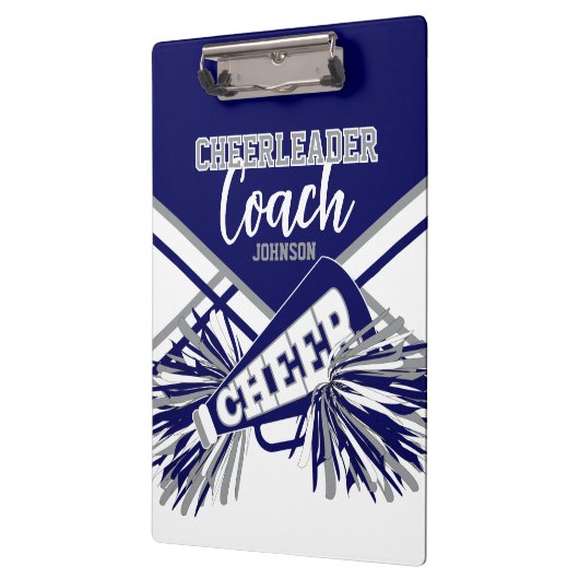 Cheerleader Coach - Navy Blue, Gary & White クリップボード (左)