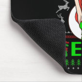 Cheerleader Elf Design Christmas Cheerleading  マウスパッド (コーナー)