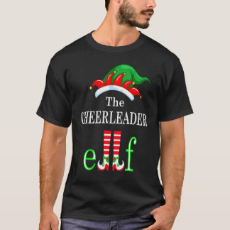 Cheerleader Elf Family Matching Group Christmas Pa Tシャツ