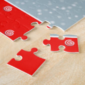 Cheerleader Holiday Gifts Jigsaw Puzzle ジグソーパズル (側面)