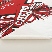 Cheerleader 📣 Red, White & Black シェルパブランケット (3/4)